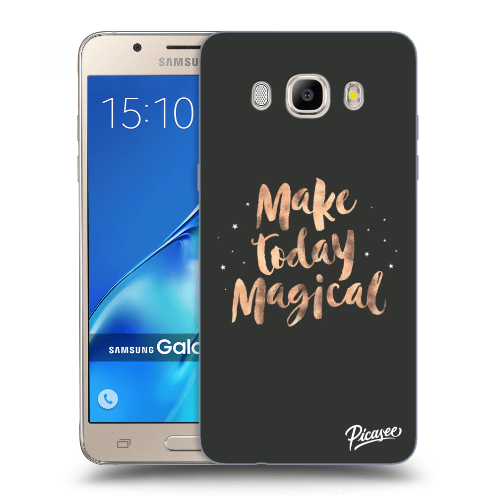 Picasee Samsung Galaxy J5 2016 J510F Hülle - Transparentes Silikon - Make today Magical