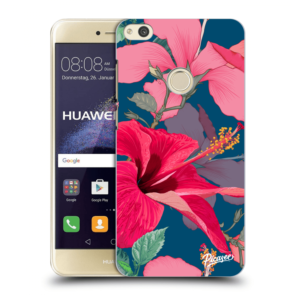 Picasee Huawei P9 Lite 2017 Hülle - Transparentes Silikon - Hibiscus