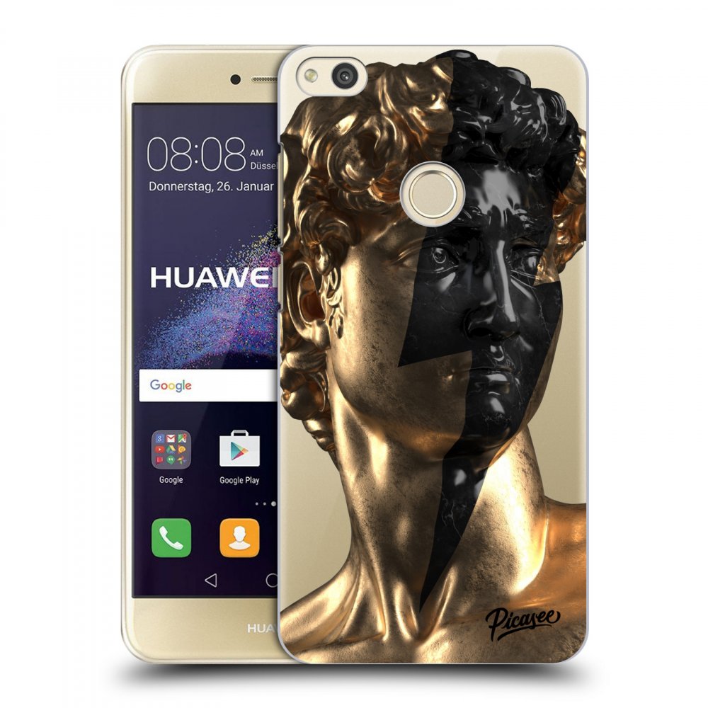 Picasee Huawei P9 Lite 2017 Hülle - Transparentes Silikon - Wildfire - Gold