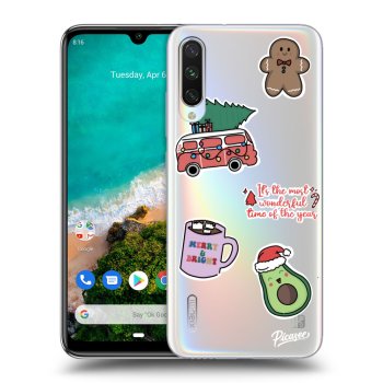 Hülle für Xiaomi Mi A3 - Christmas Stickers