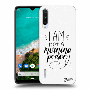 Picasee Xiaomi Mi A3 Hülle - Transparentes Silikon - I am not a morning person