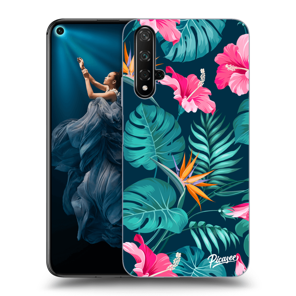 Picasee ULTIMATE CASE für Honor 20 - Pink Monstera