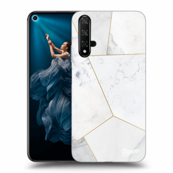 Hülle für Honor 20 - White tile
