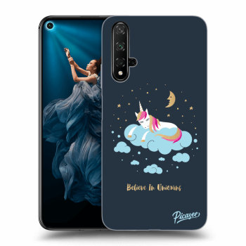 Picasee Honor 20 Hülle - Transparentes Silikon - Believe In Unicorns
