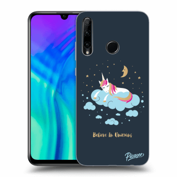 Picasee Honor 20 Lite Hülle - Transparentes Silikon - Believe In Unicorns