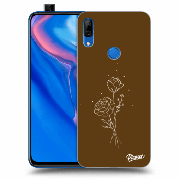 Hülle für Huawei P Smart Z - Brown flowers