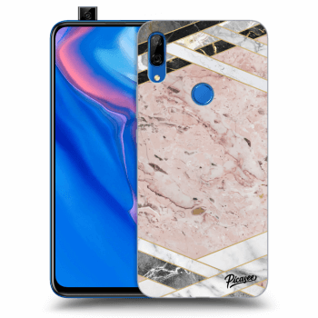 Hülle für Huawei P Smart Z - Pink geometry