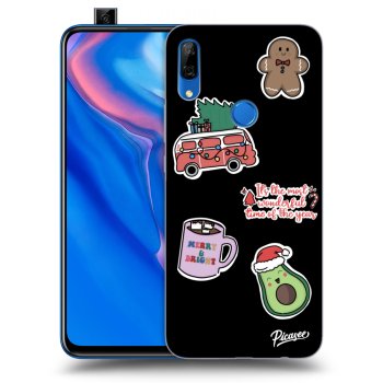 Hülle für Huawei P Smart Z - Christmas Stickers