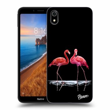Hülle für Xiaomi Redmi 7A - Flamingos zu zweit