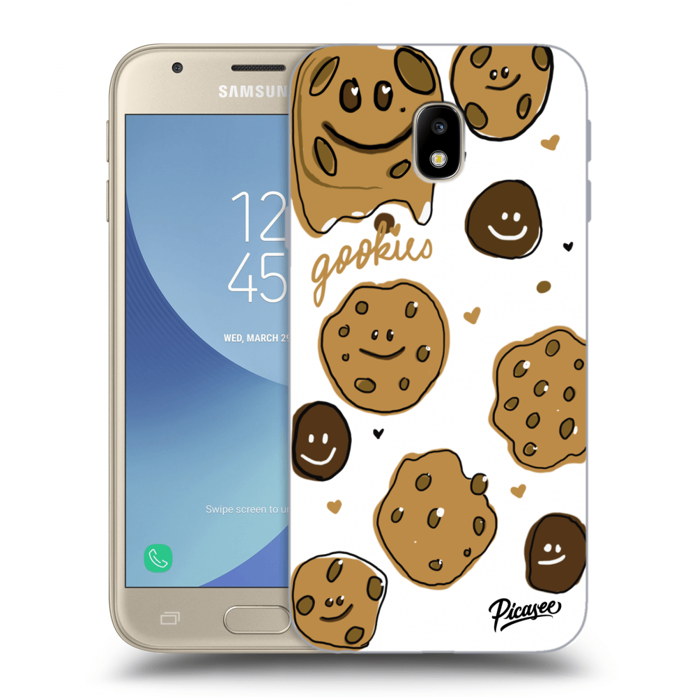 Picasee Samsung Galaxy J3 2017 J330F Hülle - Schwarzes Silikon - Gookies