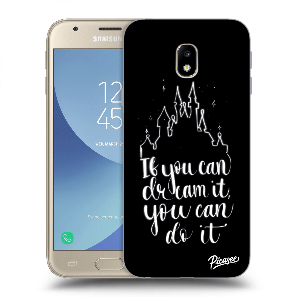 Picasee Samsung Galaxy J3 2017 J330F Hülle - Schwarzes Silikon - Dream