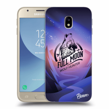 Picasee Samsung Galaxy J3 2017 J330F Hülle - Transparentes Silikon - Wolf