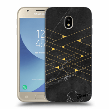 Hülle für Samsung Galaxy J3 2017 J330F - Gold Minimal