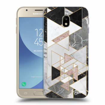 Picasee Samsung Galaxy J3 2017 J330F Hülle - Transparentes Silikon - Light geometry
