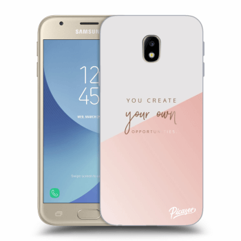 Picasee Samsung Galaxy J3 2017 J330F Hülle - Transparentes Silikon - You create your own opportunities
