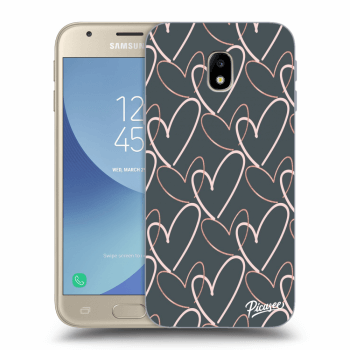Picasee Samsung Galaxy J3 2017 J330F Hülle - Transparentes Silikon - Lots of love