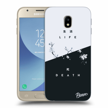 Picasee Samsung Galaxy J3 2017 J330F Hülle - Transparentes Silikon - Life - Death