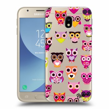 Picasee Samsung Galaxy J3 2017 J330F Hülle - Transparentes Silikon - Owls