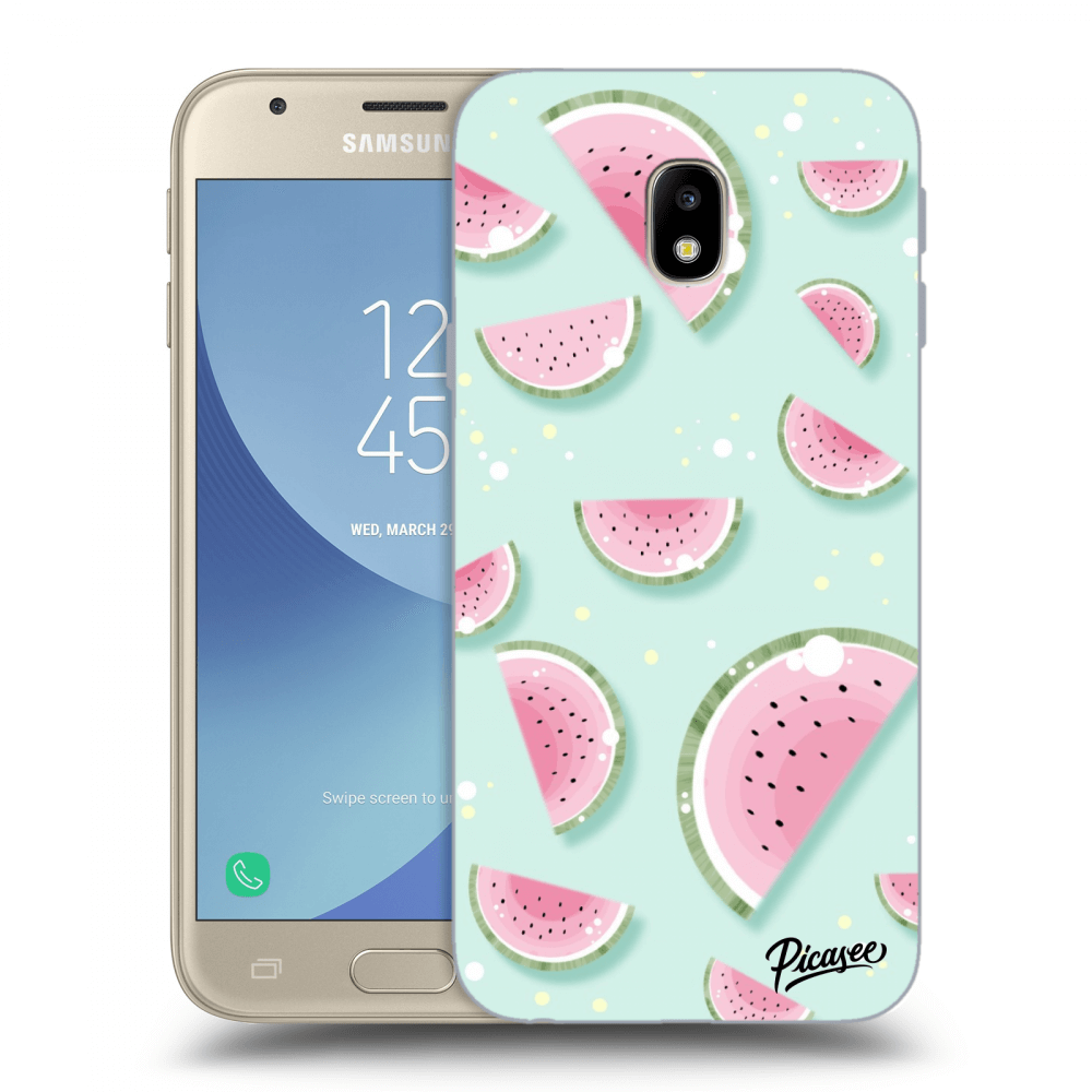 Picasee Samsung Galaxy J3 2017 J330F Hülle - Transparentes Silikon - Watermelon 2