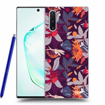 Hülle für Samsung Galaxy Note 10 N970F - Purple Leaf