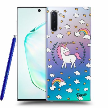 Picasee Samsung Galaxy Note 10 N970F Hülle - Transparentes Silikon - Unicorn star heaven