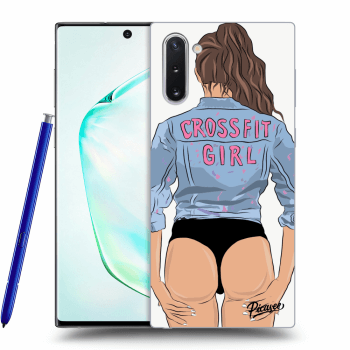 Picasee Samsung Galaxy Note 10 N970F Hülle - Transparentes Silikon - Crossfit girl - nickynellow