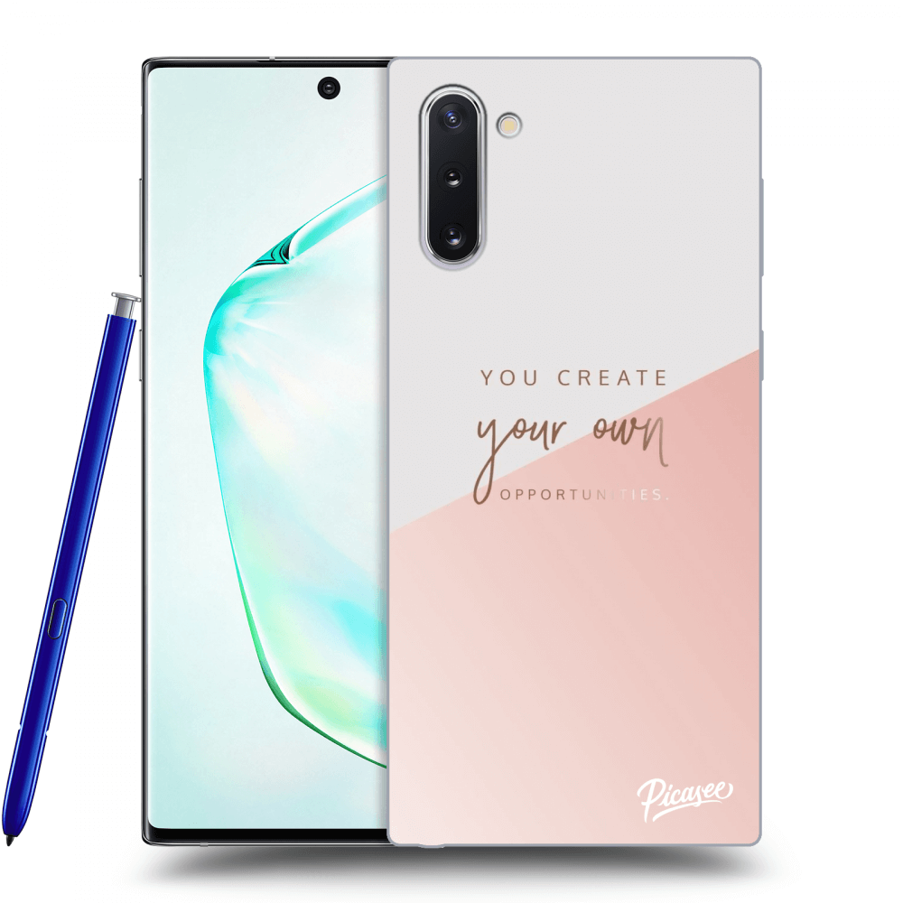 Picasee Samsung Galaxy Note 10 N970F Hülle - Transparentes Silikon - You create your own opportunities