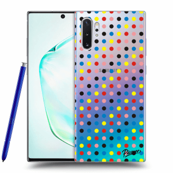 Picasee Samsung Galaxy Note 10+ N975F Hülle - Transparentes Silikon - Colorful dots