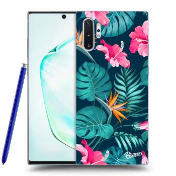 Hülle für Samsung Galaxy Note 10+ N975F - Pink Monstera