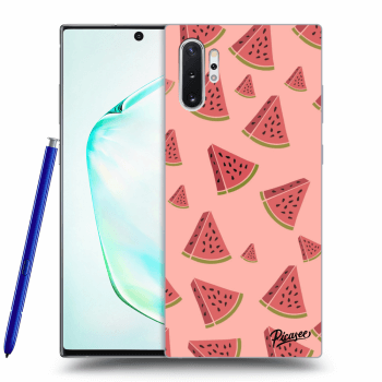 Picasee Samsung Galaxy Note 10+ N975F Hülle - Transparentes Silikon - Watermelon