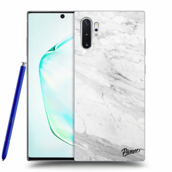 Hülle für Samsung Galaxy Note 10+ N975F - White marble