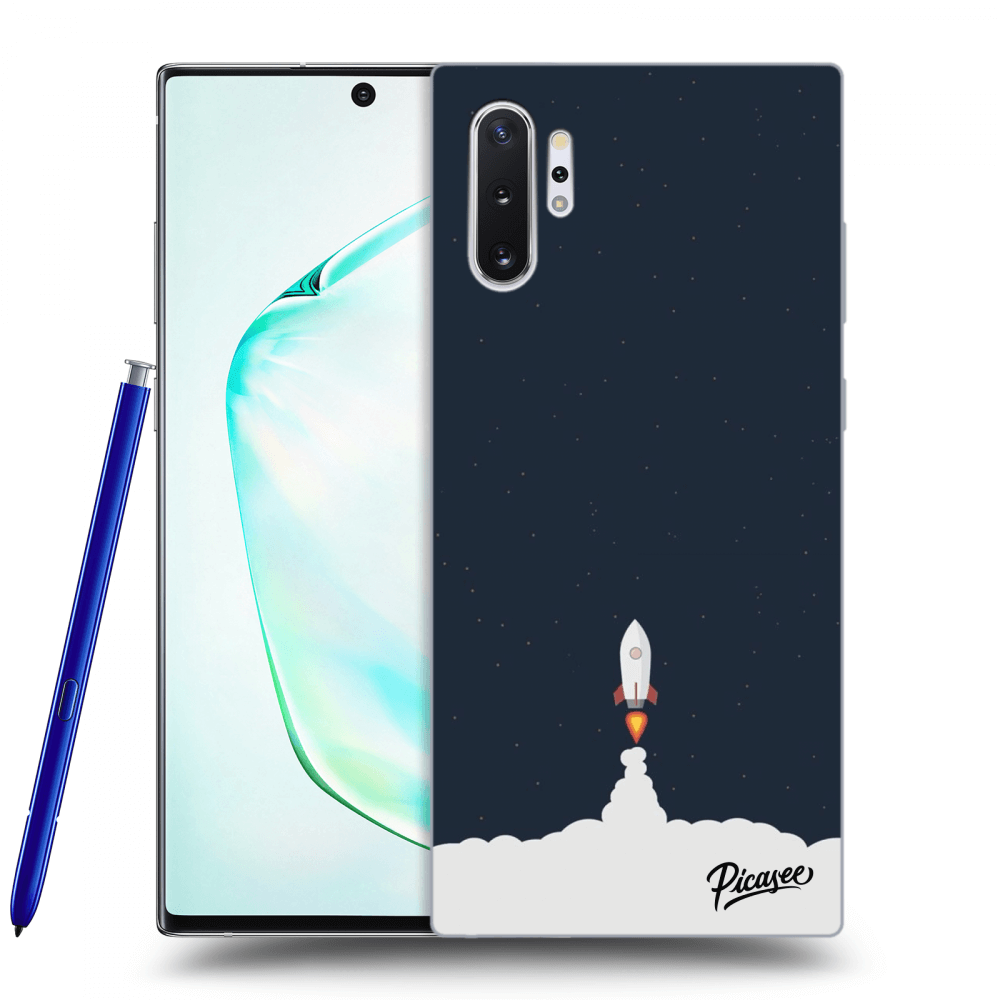Picasee Samsung Galaxy Note 10+ N975F Hülle - Transparentes Silikon - Astronaut 2