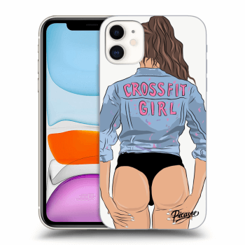 Picasee Apple iPhone 11 Hülle - Transparentes Silikon - Crossfit girl - nickynellow