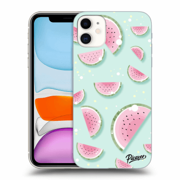 Picasee Apple iPhone 11 Hülle - Transparentes Silikon - Watermelon 2