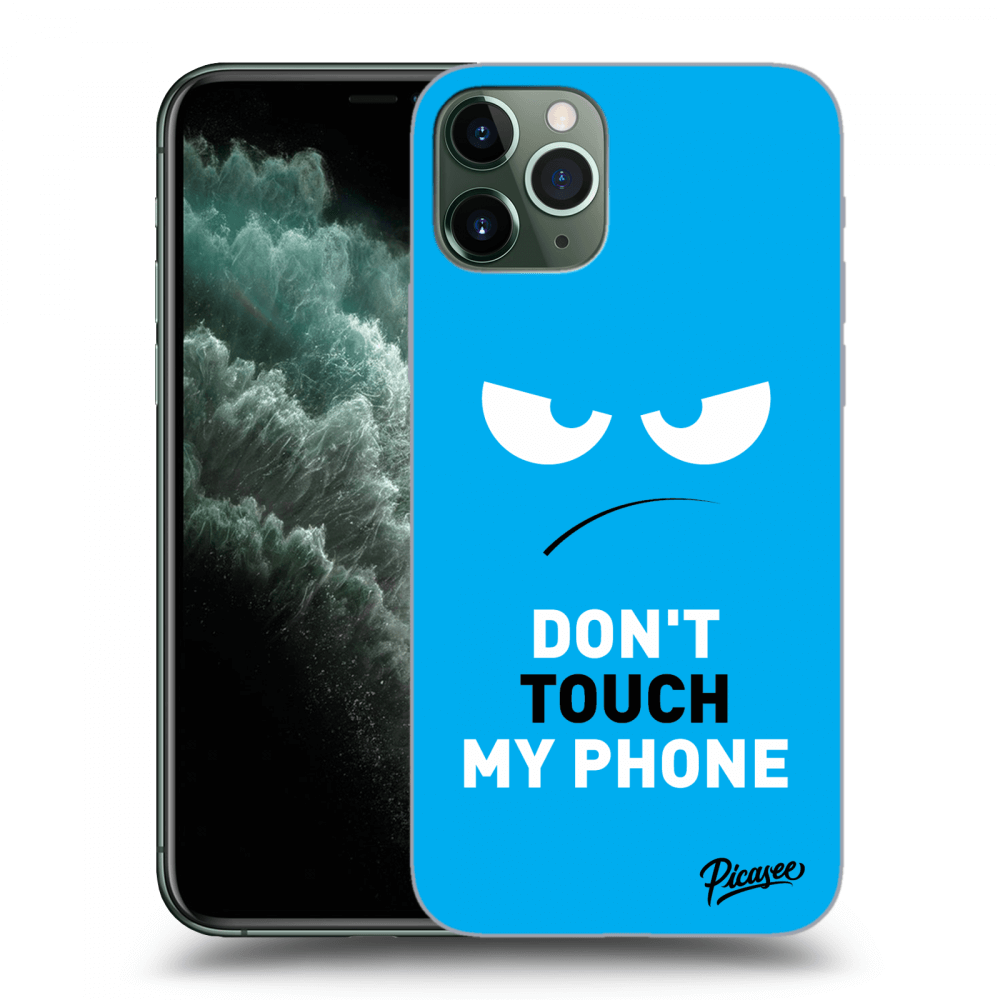 Picasee ULTIMATE CASE MagSafe für Apple iPhone 11 Pro - Angry Eyes - Blue