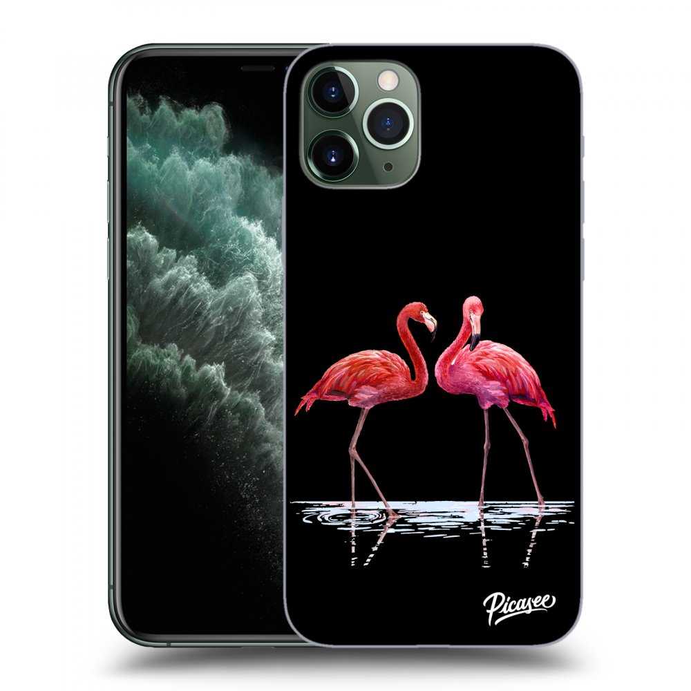 Picasee ULTIMATE CASE für Apple iPhone 11 Pro - Flamingos couple