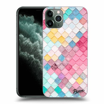 Picasee Apple iPhone 11 Pro Hülle - Transparentes Silikon - Colorful roof