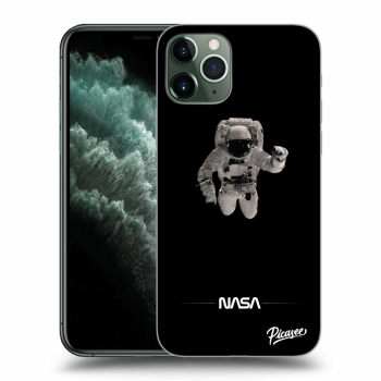 Picasee Apple iPhone 11 Pro Hülle - Transparentes Silikon - Astronaut Minimal