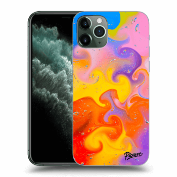 Picasee Apple iPhone 11 Pro Hülle - Transparentes Silikon - Bubbles