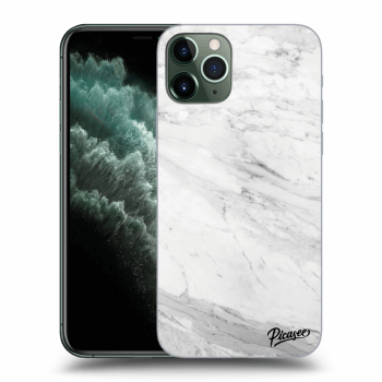 Hülle für Apple iPhone 11 Pro - White marble