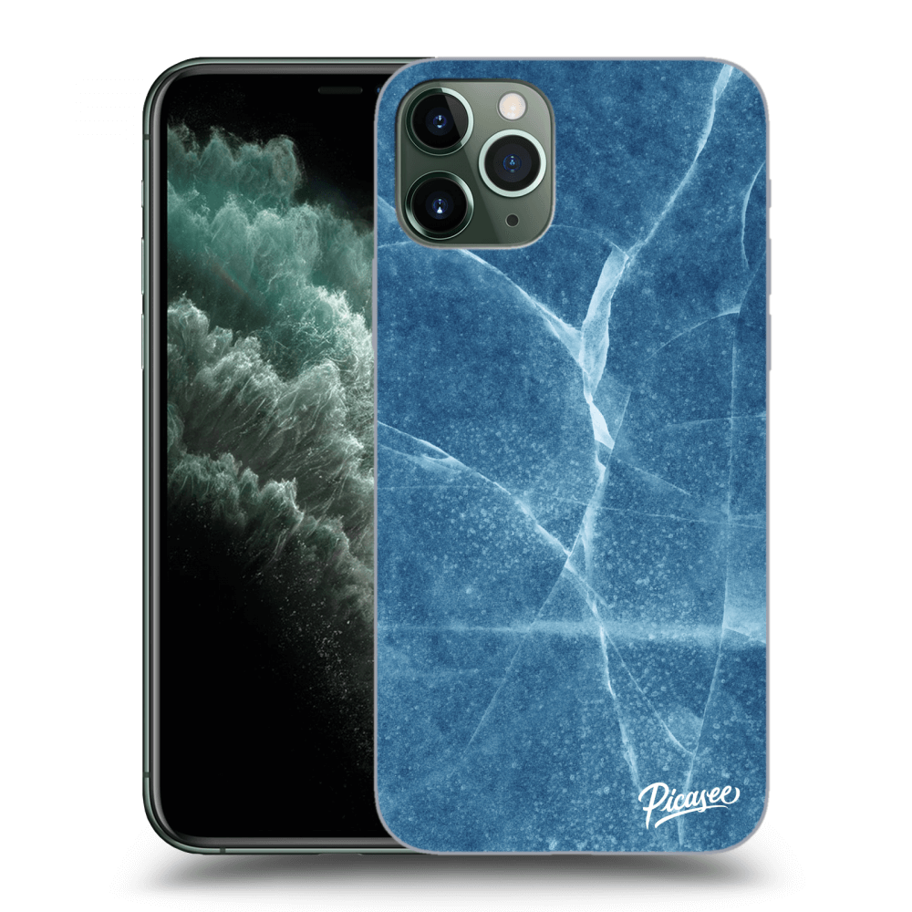 Picasee Apple iPhone 11 Pro Hülle - Transparentes Silikon - Blue marble