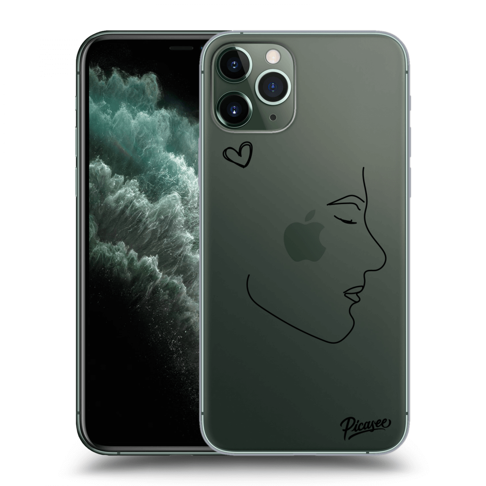 Picasee Apple iPhone 11 Pro Hülle - Transparentes Silikon - Couple boy