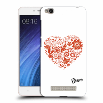 Picasee Xiaomi Redmi 4A Hülle - Transparentes Silikon - Big heart