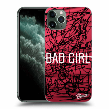 Picasee Apple iPhone 11 Pro Max Hülle - Transparentes Silikon - Bad girl