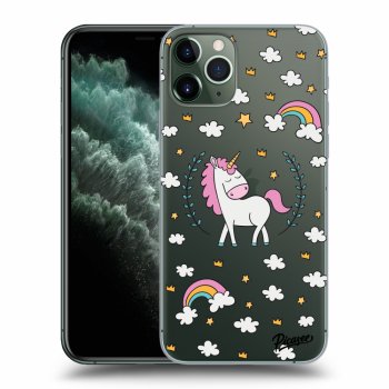 Picasee Apple iPhone 11 Pro Max Hülle - Transparentes Silikon - Unicorn star heaven