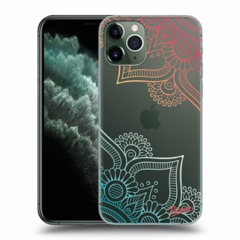 Picasee Apple iPhone 11 Pro Max Hülle - Transparentes Silikon - Flowers pattern