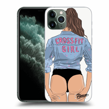 Picasee Apple iPhone 11 Pro Max Hülle - Transparentes Silikon - Crossfit girl - nickynellow