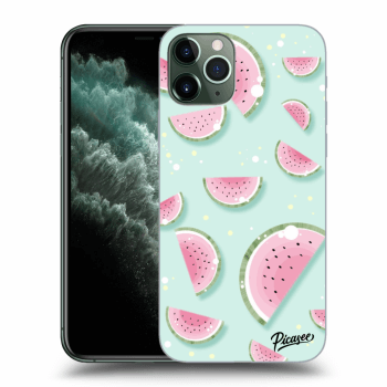 Picasee Apple iPhone 11 Pro Max Hülle - Transparentes Silikon - Watermelon 2