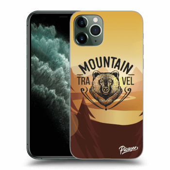 Picasee Apple iPhone 11 Pro Max Hülle - Transparentes Silikon - Mountain bear