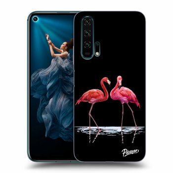 Hülle für Honor 20 Pro - Flamingos zu zweit